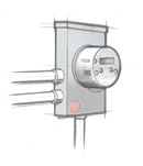 適用於電子、氣體或水的智能儀表